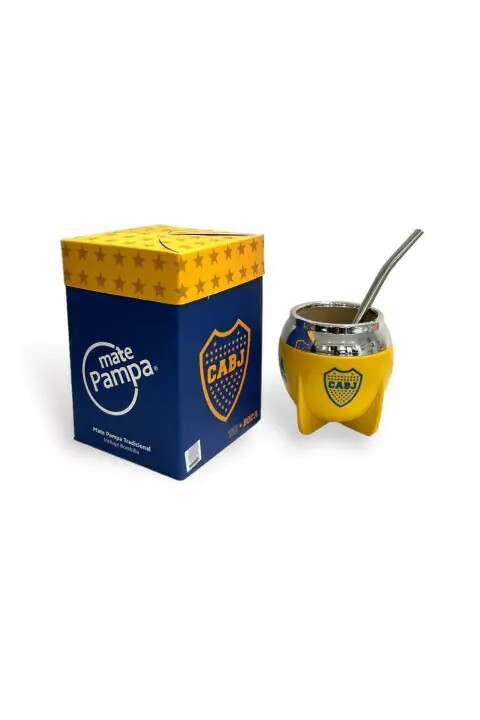 MATE PAMPA MATE TRADICIONAL BOCA CERRADO EDIC. CLUBES BOCA JUNIORS