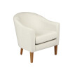 BUTACA MADERA CLARA - TAPIZADO TELA CLARA TRAMADA C/BEIGE BUTACA MADERA CLARA - TAPIZADO TELA CLARA TRAMADA C/BEIGE