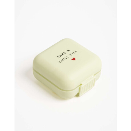 Pastillero Take A Chill Pill Combinacion Tricolor