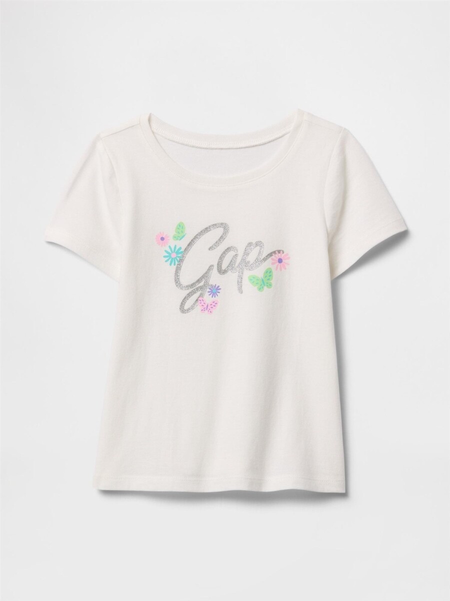 Remera Gráfico Toddler Niña - New Off White 