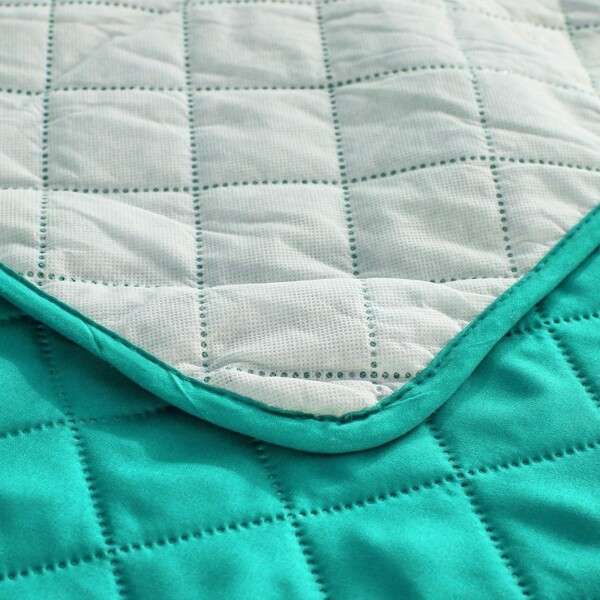 Cubre Sofa Sillon Protector Reversible 1 Cuerpo Cobertor Color Variante TURQUESA
