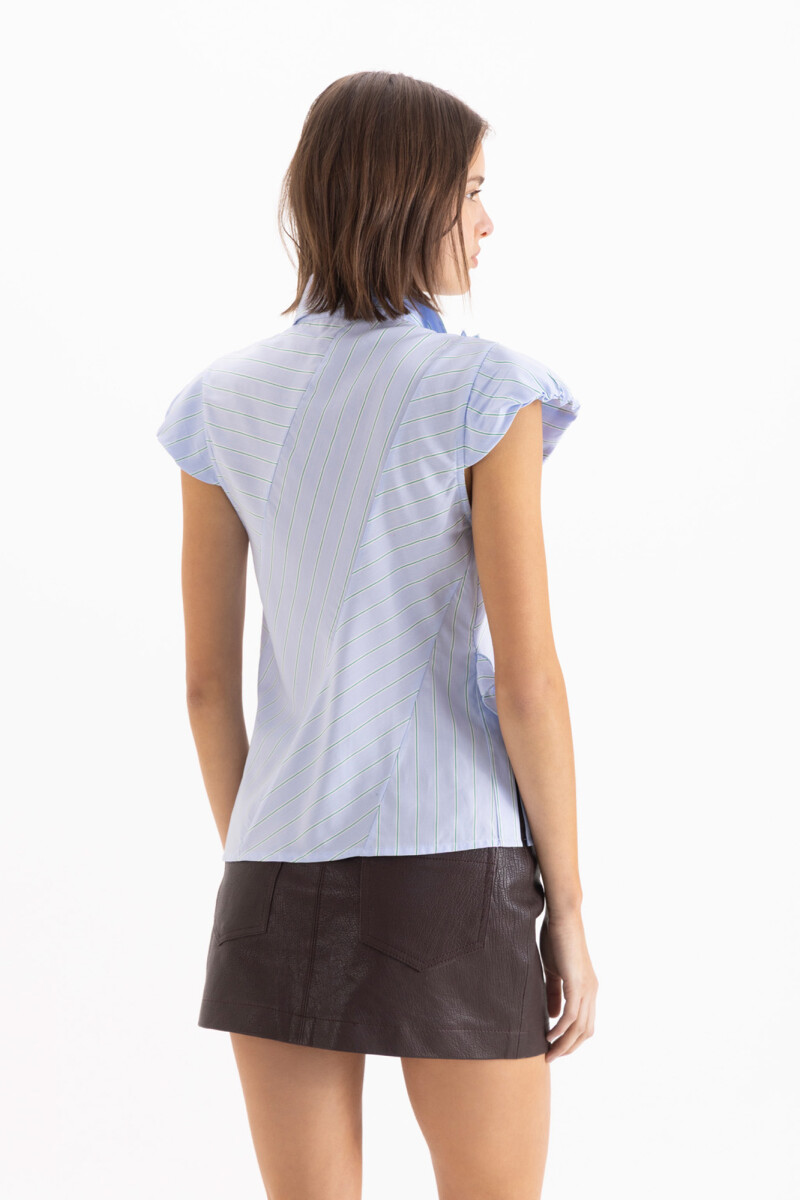 CAMISA HONEY Celeste