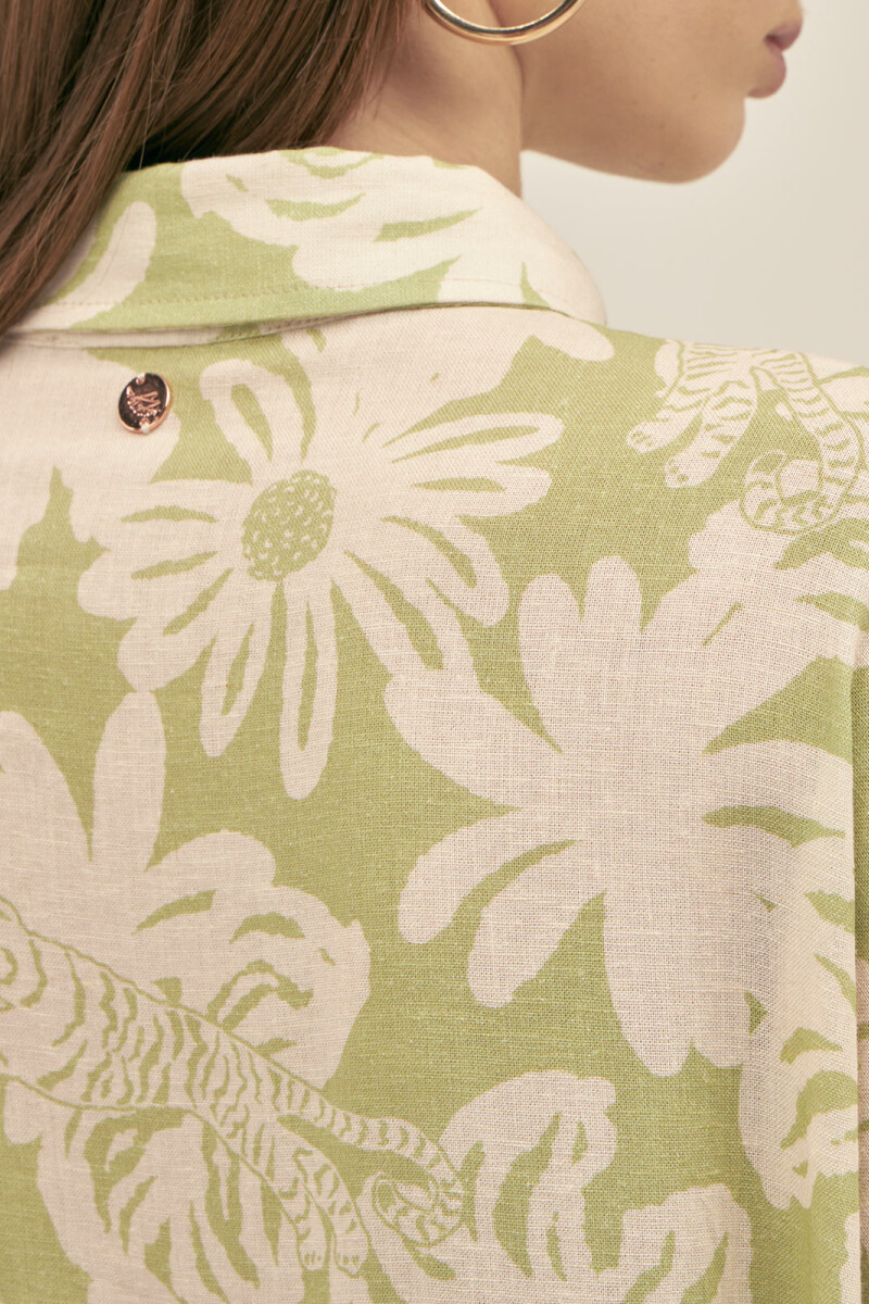 MARIE DRESS Jungle Green
