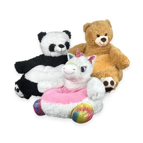 PUFF DE ANIMALES PARA NIÑOS UNICORNIO\n 50*50*45CM UNICORNIO