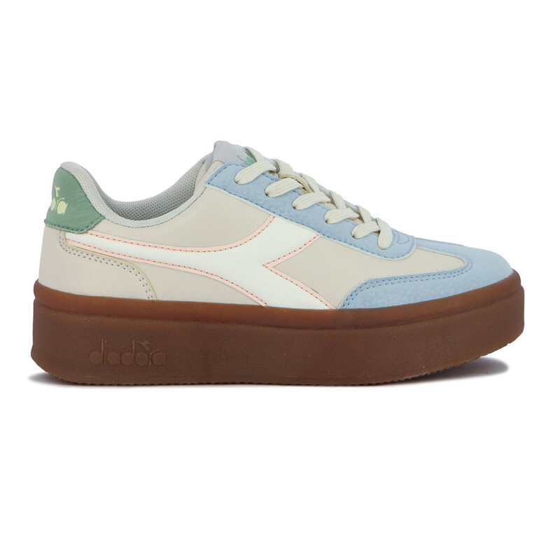 Championes Mujer Diadora Plataforma Bamplat Multicolor