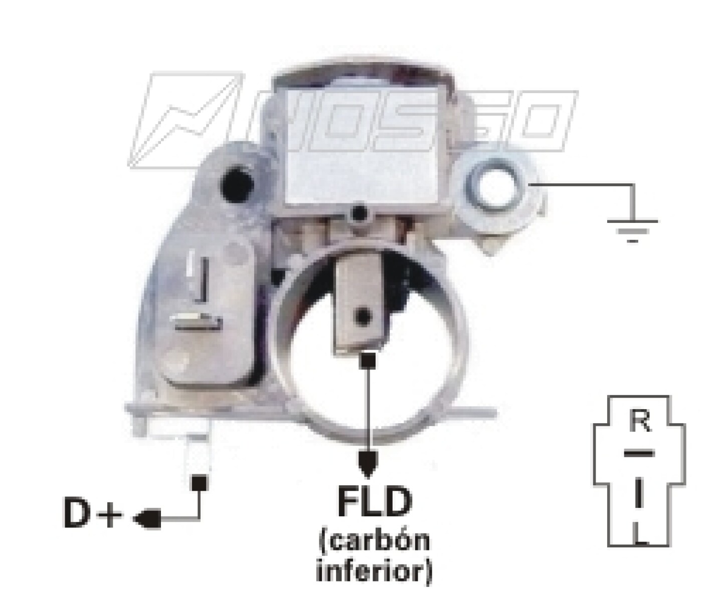 REGULADOR VOLTAJE MITSUBISHI MITSUBISHI = IM.216 NOSSO 