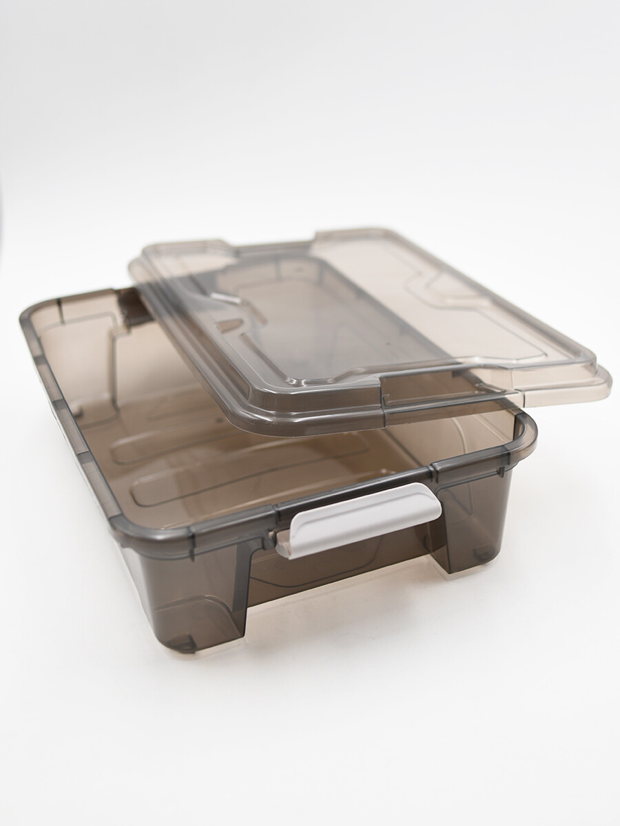 CAJA ORGANIZADORA PLASTICA 10 LTS - NEGRO 