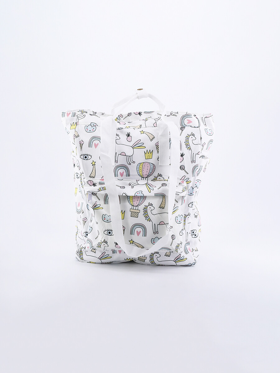 MOCHILA CASTILLO - BLANCO 