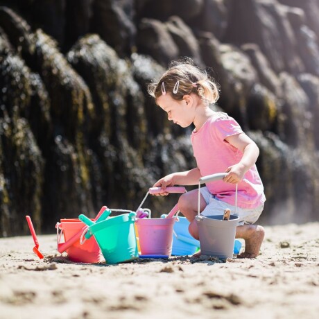 Set de playa de silicona rosa