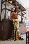 Mermaid Skirt Dorado Fuerte