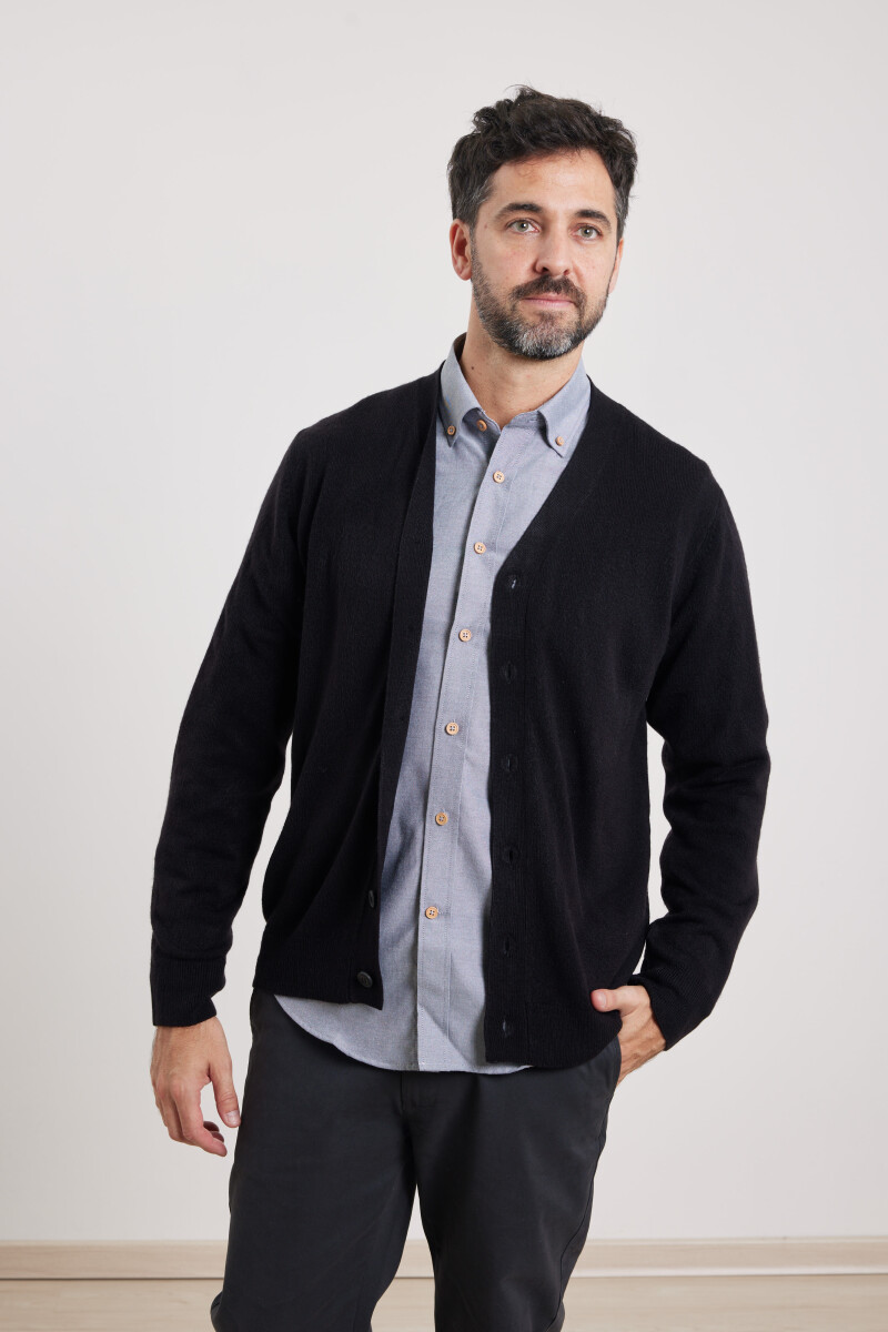 CARDIGAN HARRINGTON URBAN - Negro 