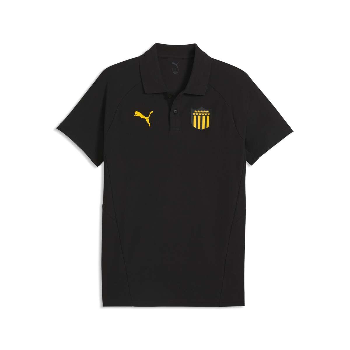 Polo Cap Evostripe de Hombre - Negro 