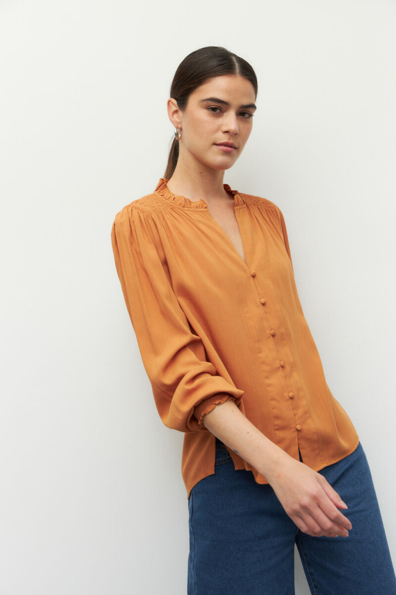 CAMISA AVOCADO Camel