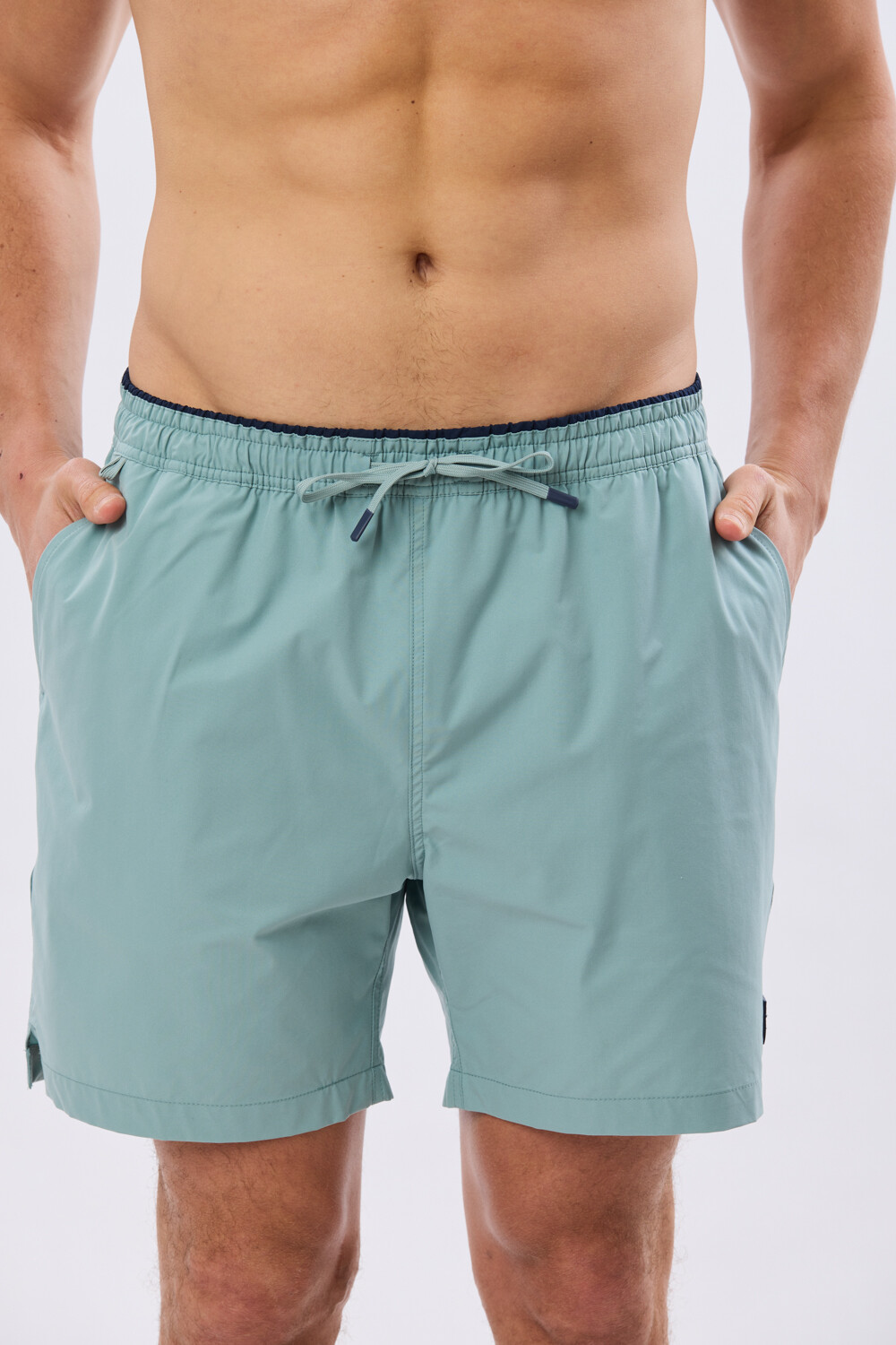 SHORT DE BAÑO FLEX LISO Denim