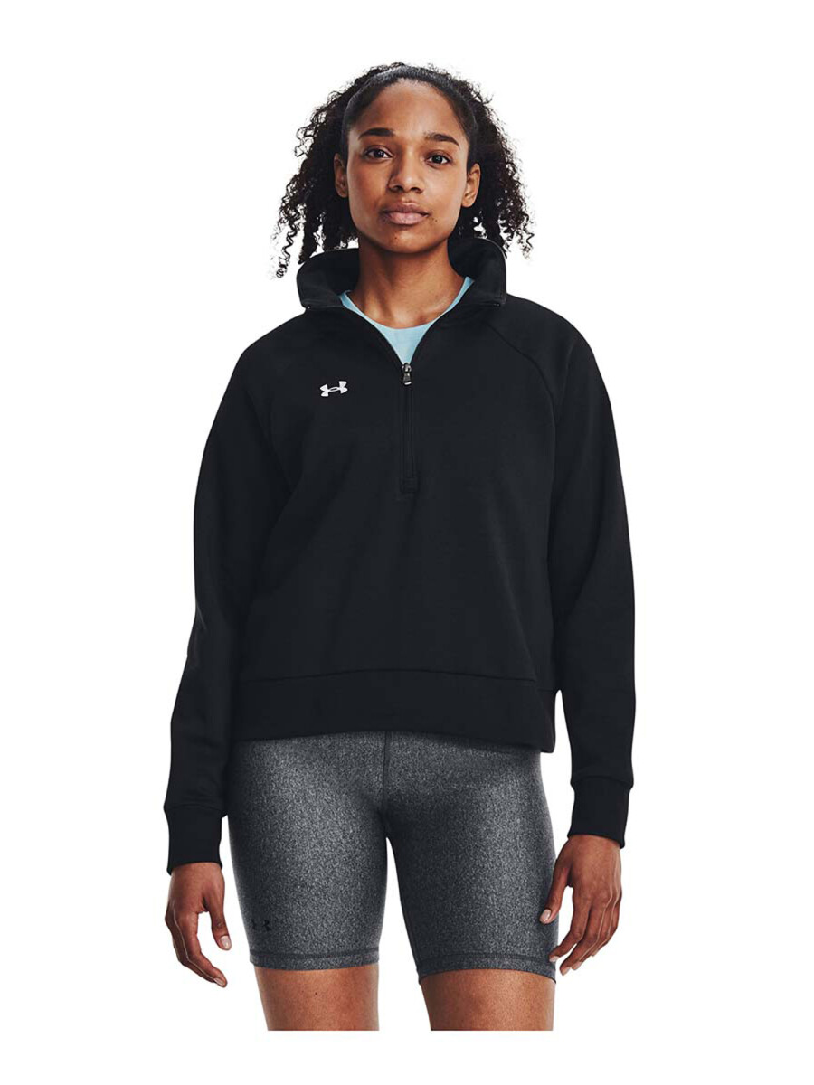 Buzo Under Armour Rival Fleece HZ Mujer 1379492-001 - Negro 