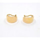 Caravanas Lisas En Oro 18K Amarillo. Caravanas Lisas En Oro 18K Amarillo.