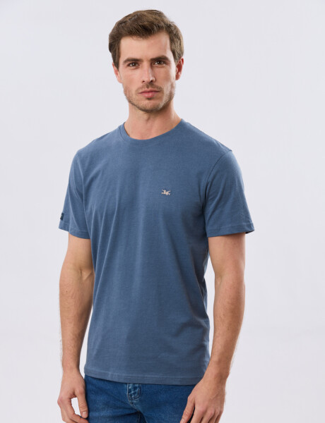REMERA BÁSICA DE ALGODÓN Piedra