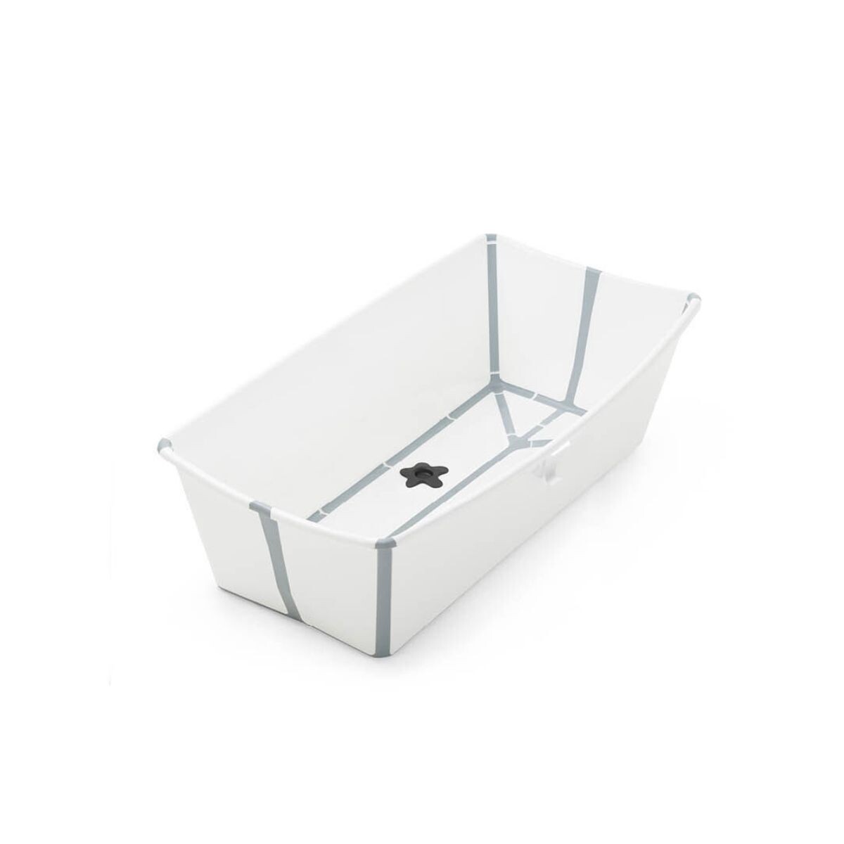 BAÑOXL - Baño Stokke Flexibath Xl Plegable Blanco Y Gris 