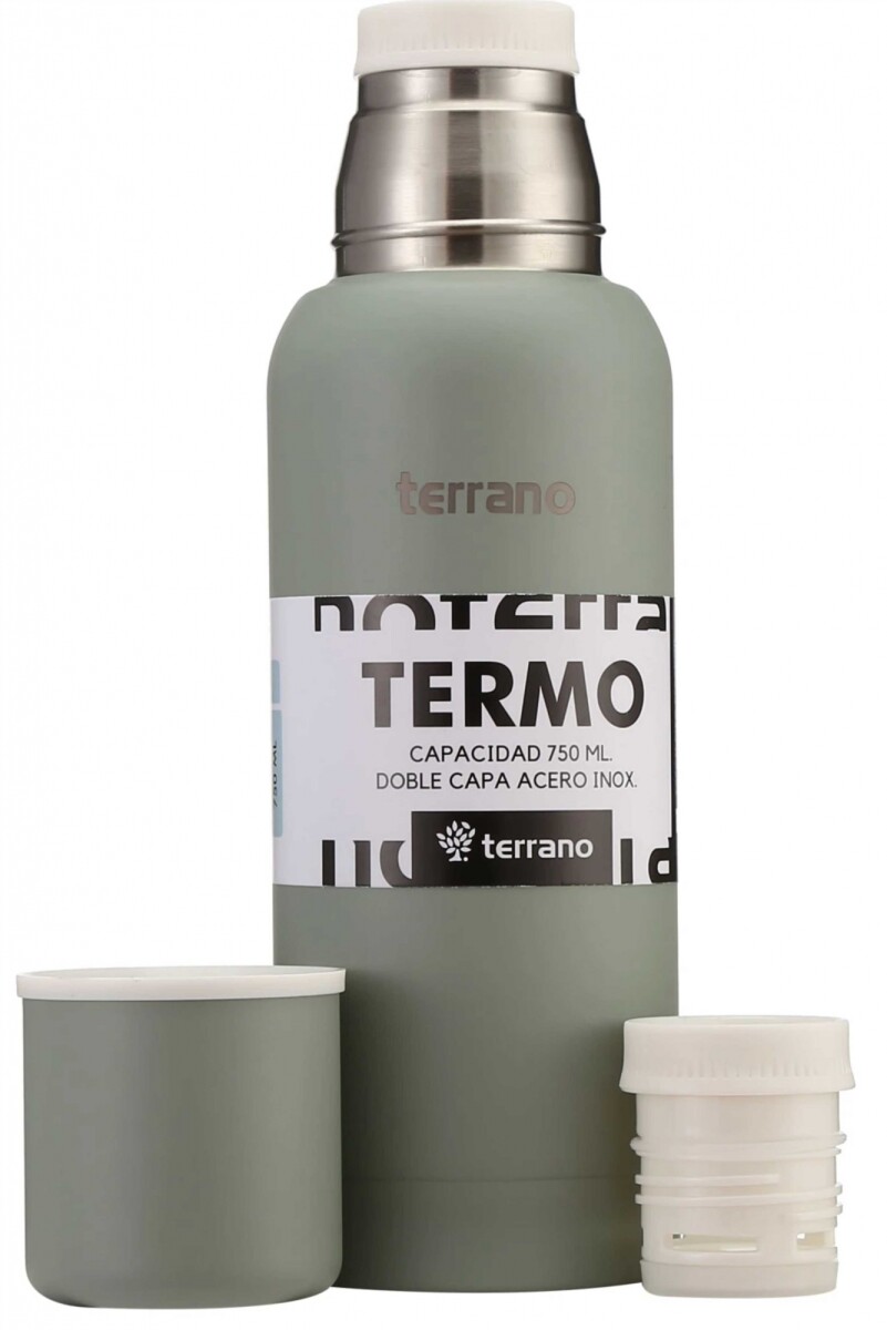 TERMO TERRANO SLIM 750ML - VERDE OLIVA 