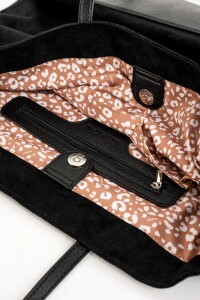 Travel Bag Gamuza Vegana Negro