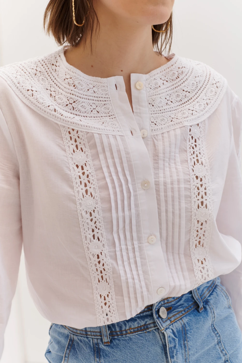 CAMISA CHLOE blanco 1