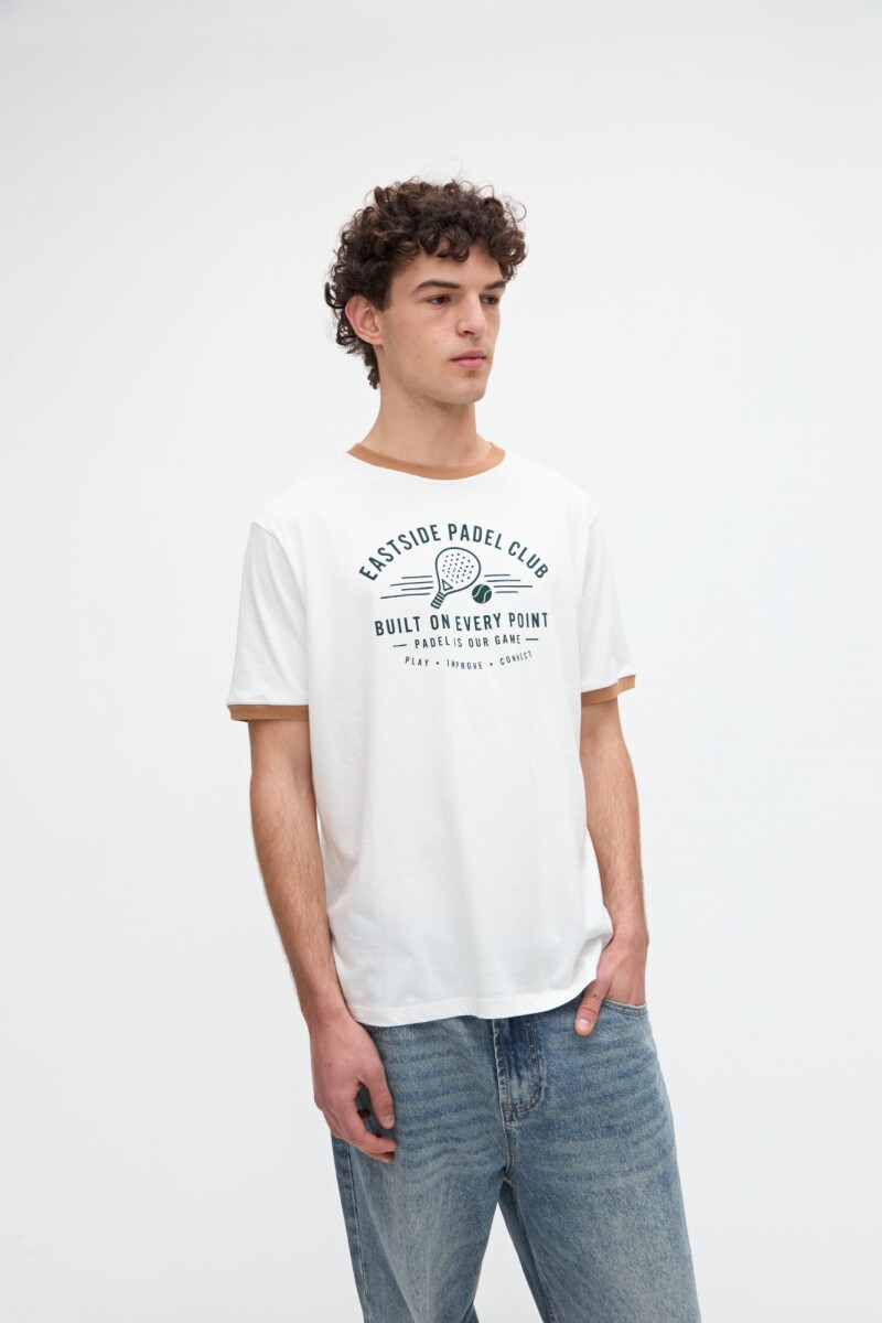 Remera Mikel - Off white 