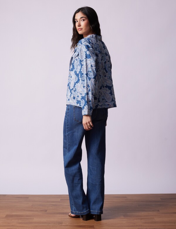 Camperita Tencel Arabescos AZUL/MULTI