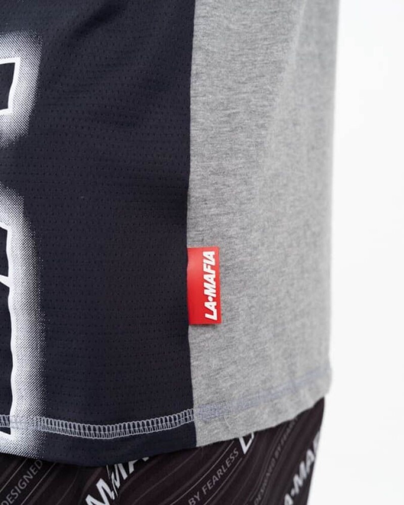 Remera Futura La Mafia Gris U