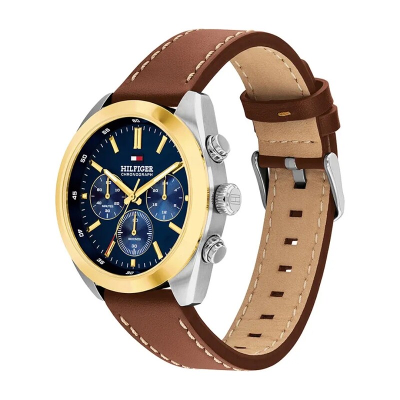 Reloj Tommy Hilfiger 1710720 para hombre con correa de cuero Reloj Tommy Hilfiger 1710720 Para Hombre Con Correa De Cuero