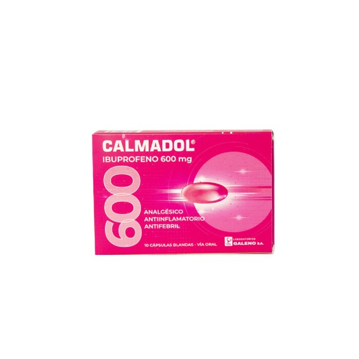 CALMADOL 600 CJ X 10 CAPS. BLANDAS única