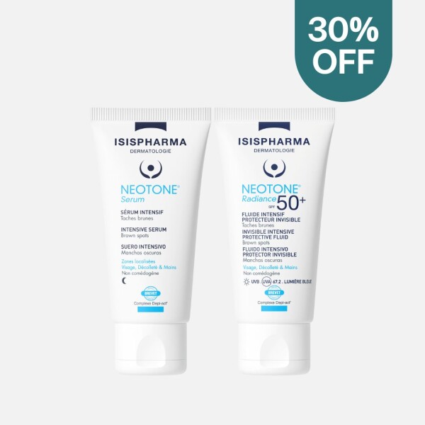 Neotone Serum + Neotone Radiance Invisible SPF50+ Neotone Serum + Neotone Radiance Invisible SPF50+