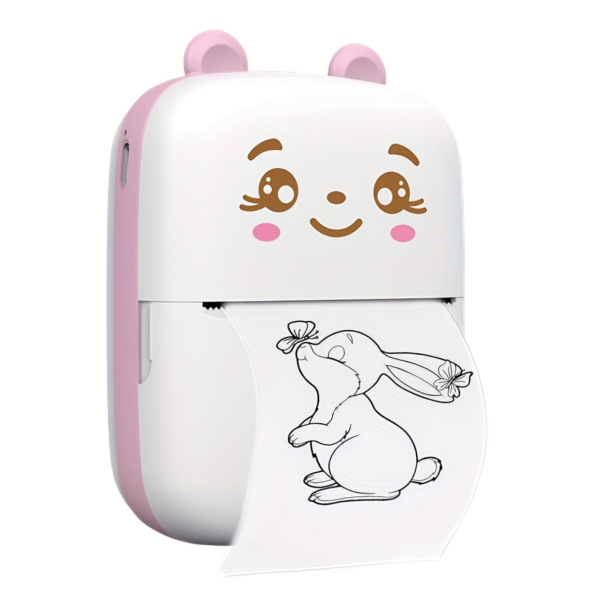 Mini Impresora Bluetooth Termica Rollo Infantil Recargable - Variante Color Rosa 
