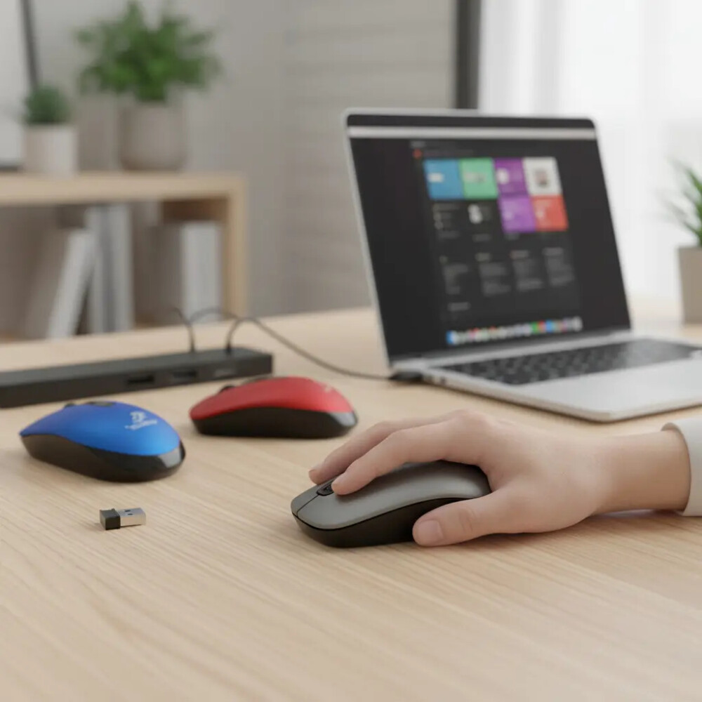 Mouse Inalambrico W83 AZUL
