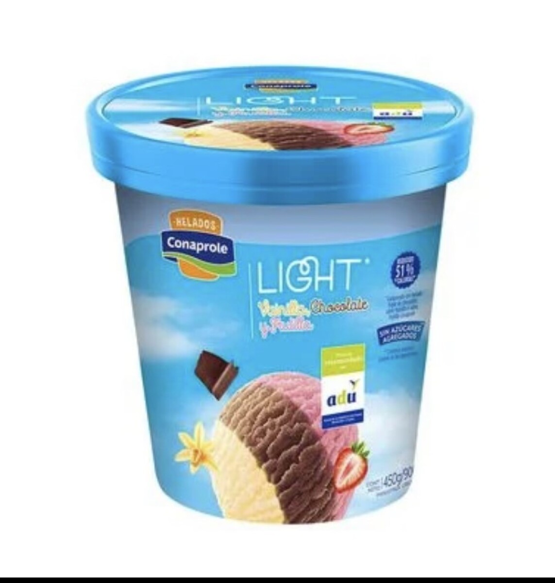 Helado Light Triple 900ml Conaprole 