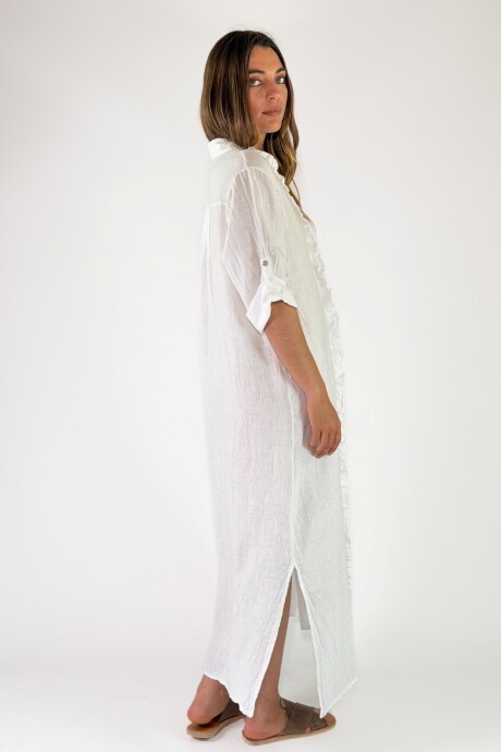 VESTIDO PERLA Blanco
