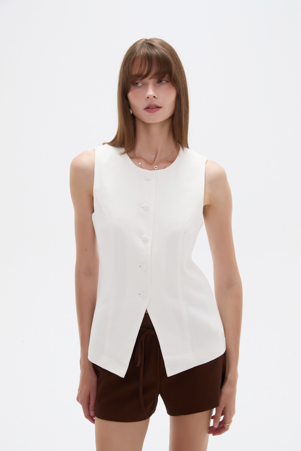 Chaleco Paulin Marfil / Off White