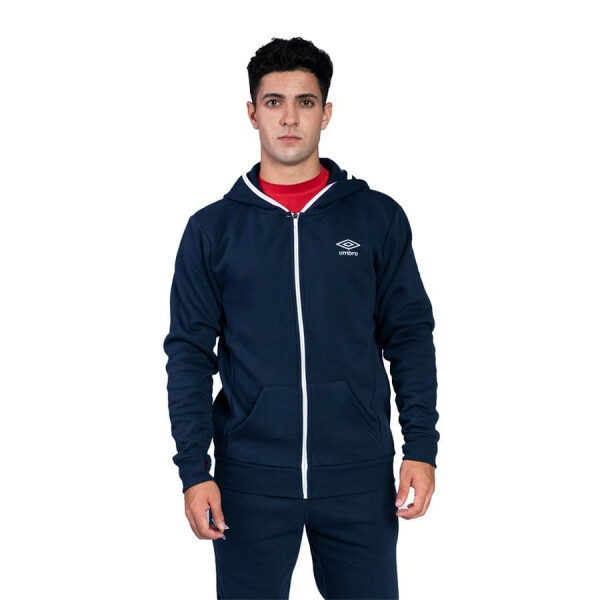 Campera - Umbro - Umbro Campera C/Capucha Adulto Felpa de Hombre - 20101940 Azul
