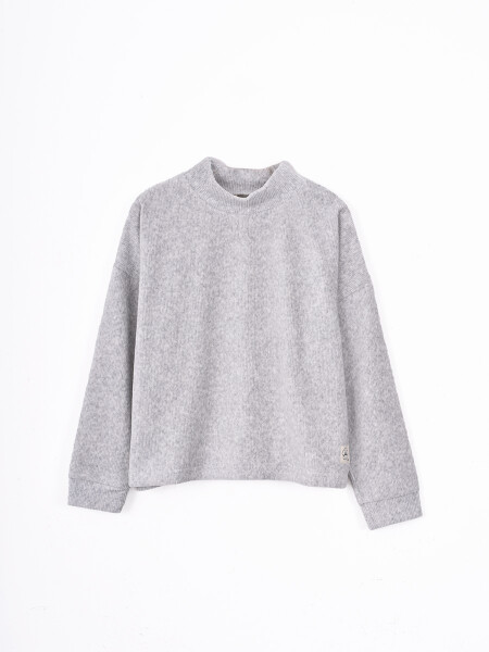 BUZO JASENIA MINI II GRIS MELANGE M