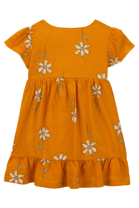 Vestido de viscosa Ecovero diseño floral Sin color