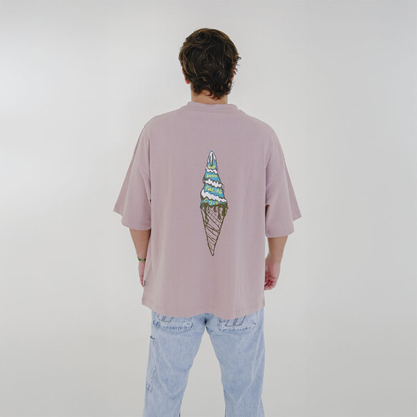 Remera Pulau Creamy Rosa