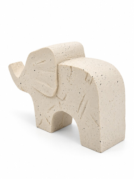 ELEFANTE ADORNO OFF WHITE