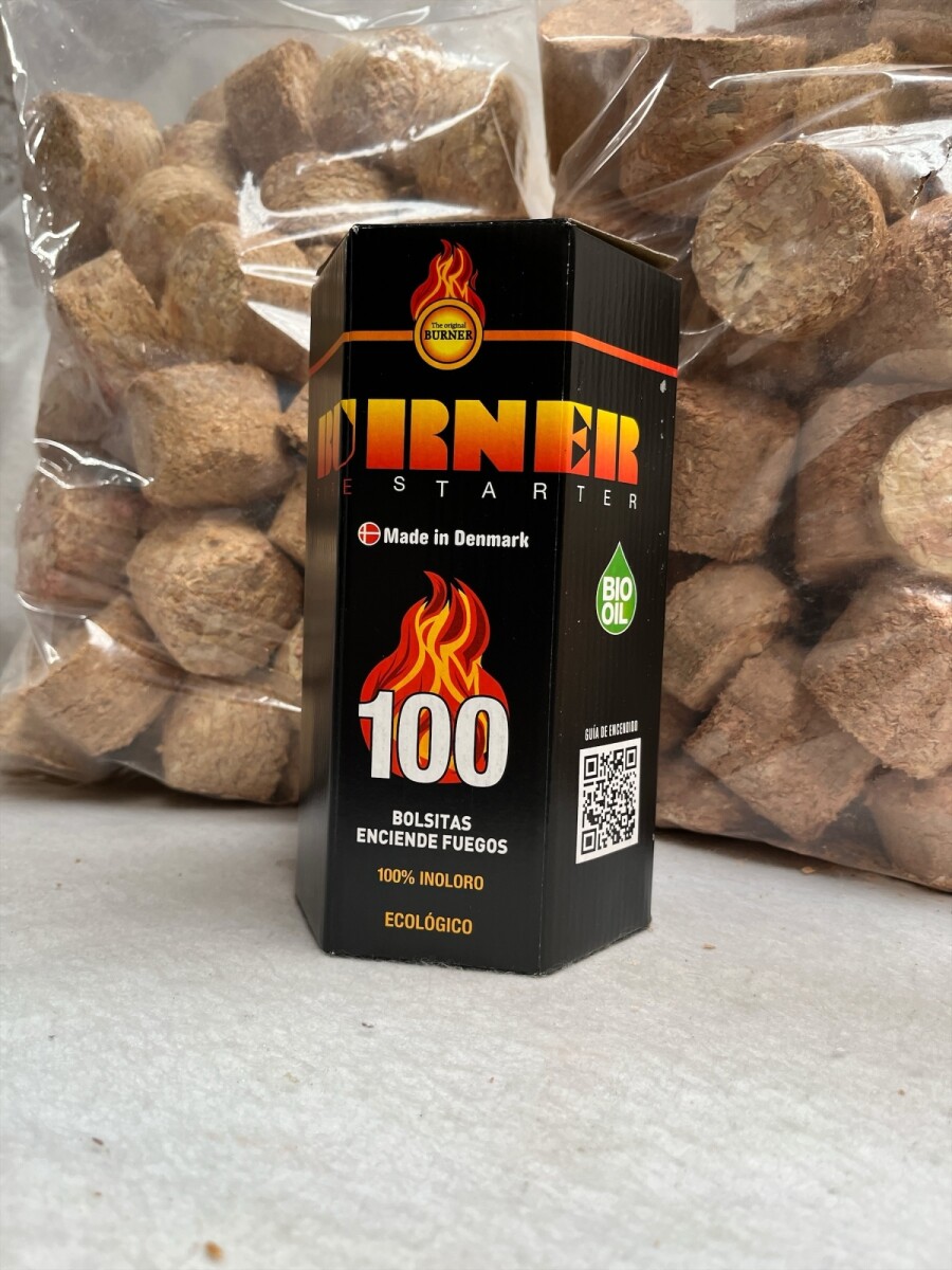 Pack 2 Briquetas 8 kg + Burner 100 