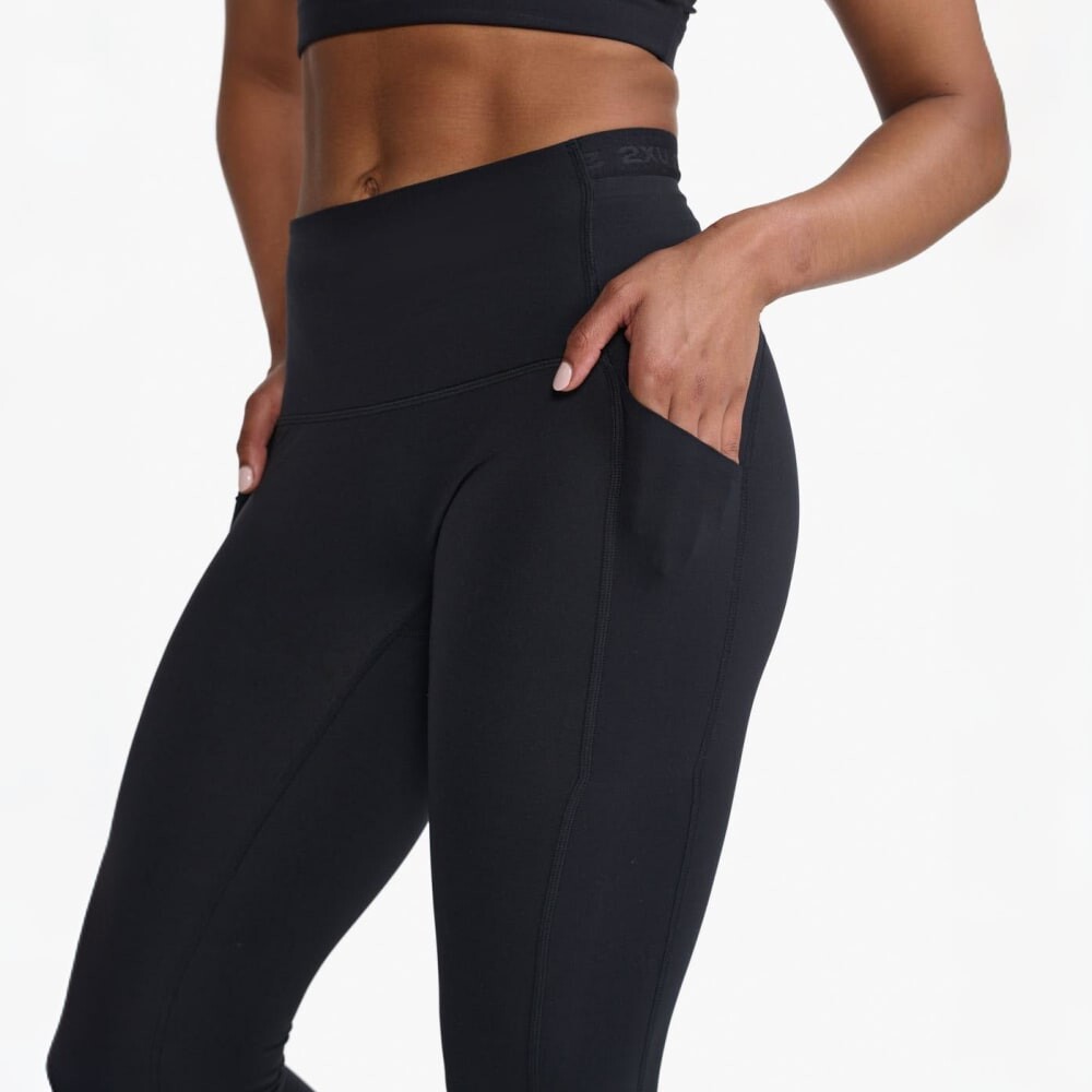 Form Stash Hi-Rise Compression 7/8 Tights - Mujer Black/black