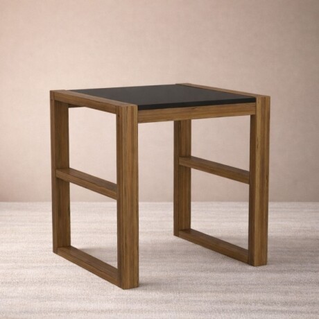 Mesa Auxiliar Aspen Negro/garapa