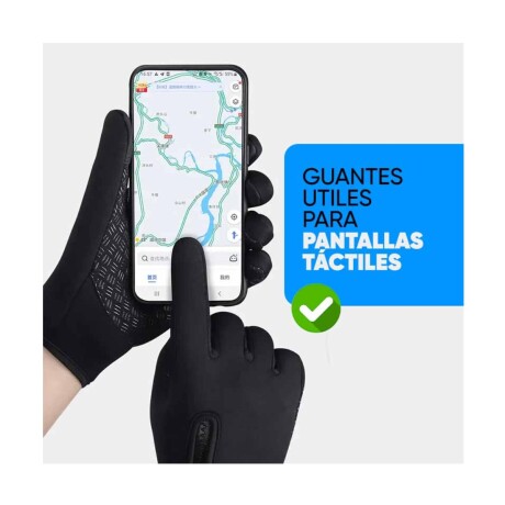 GUANTES TERMICOS CON DEDO TACTIL XL COLOR AZUL AZUL