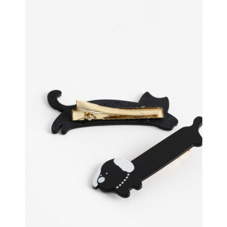 Set De Horquillas Gatitos Combinacion Bicolor