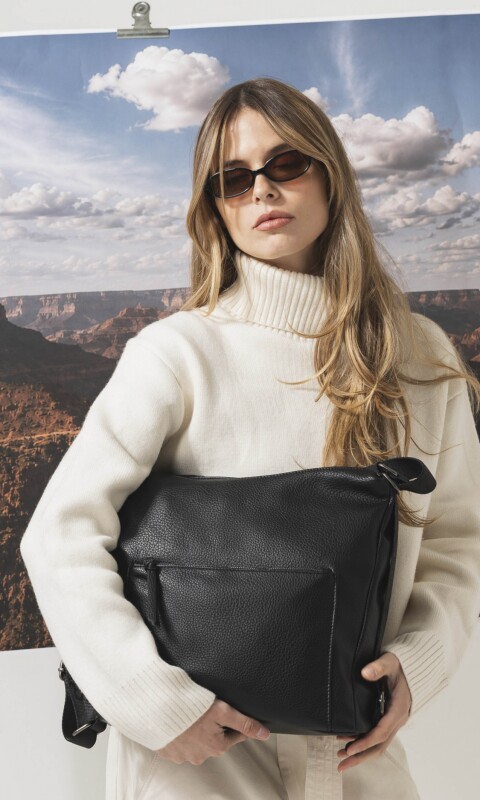 CARTERA MOCHILA KELLY NEGRO
