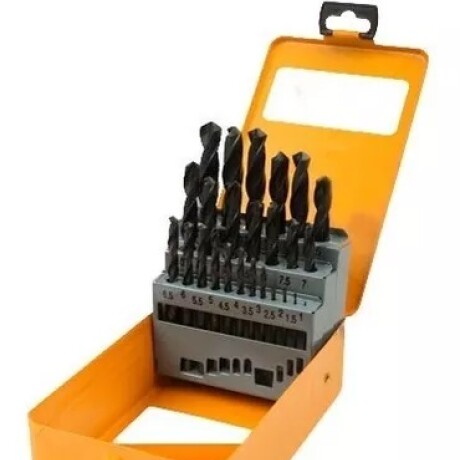 TOLSEN JUEGO MECHAS ACERO HSS 25 PZAS 1.5-13MM Tolsen Juego Mechas Acero Hss 25 Pzas 1.5-13mm