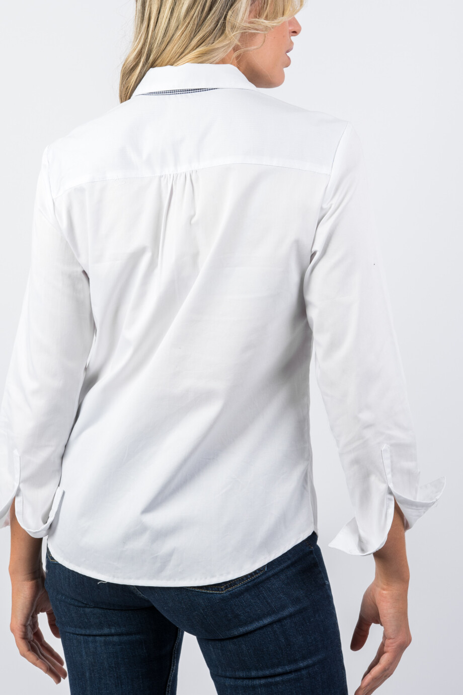 Camisa Dama Clásica Blanco