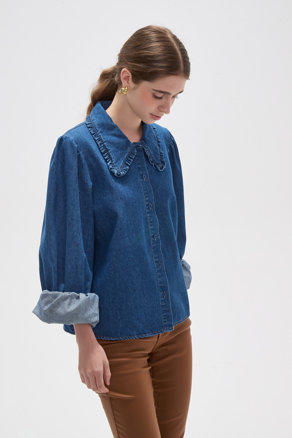 Camisa Ravila Azul Medio